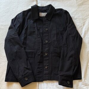 Everlane Black Cotton Chore Jacket Small
